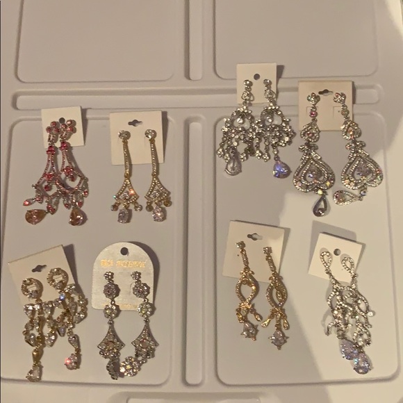 Lot of (15) Pageant Earrings. Brand New - Picture 2 of 2